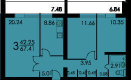 Планировка - 3 фото - Умные Окна